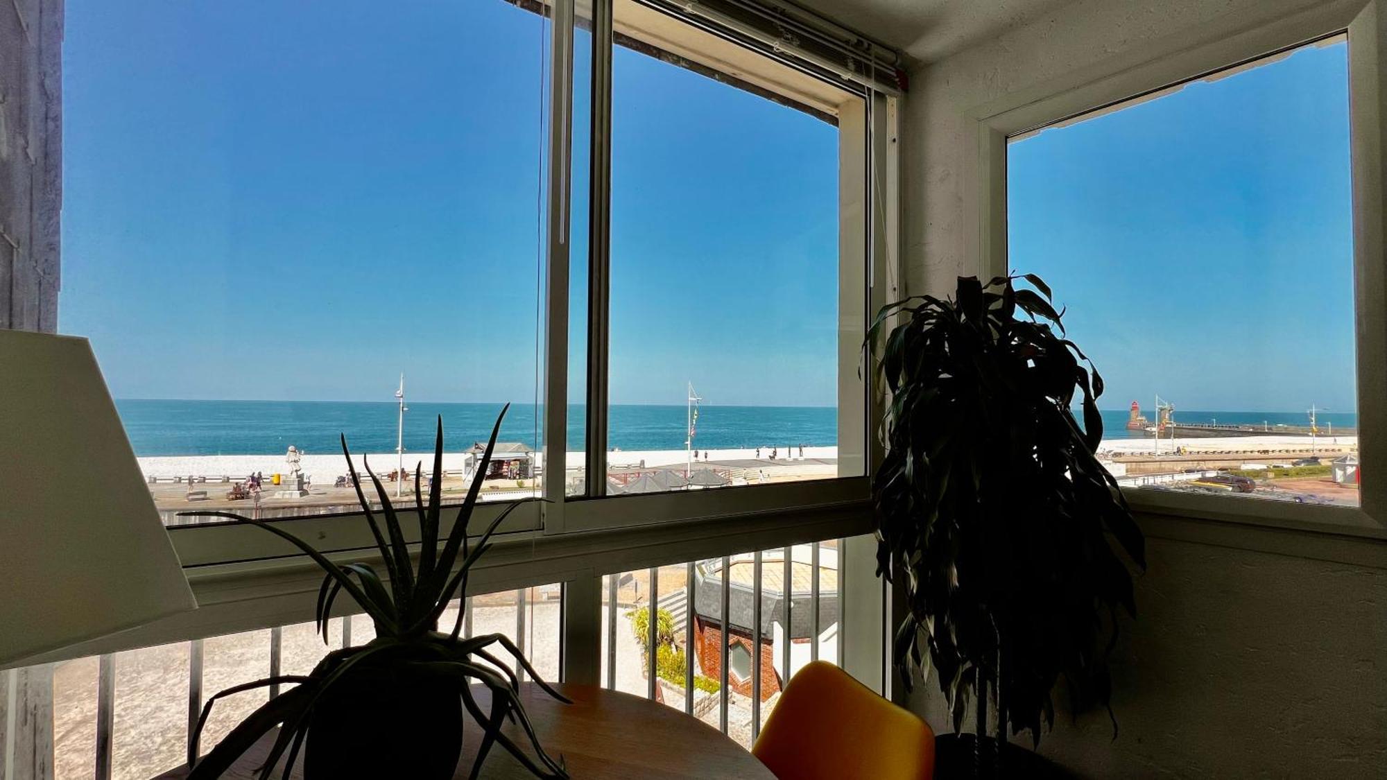 Le Maritime, Front De Mer Et Parking Sous-Terrain Fécamp Buitenkant foto