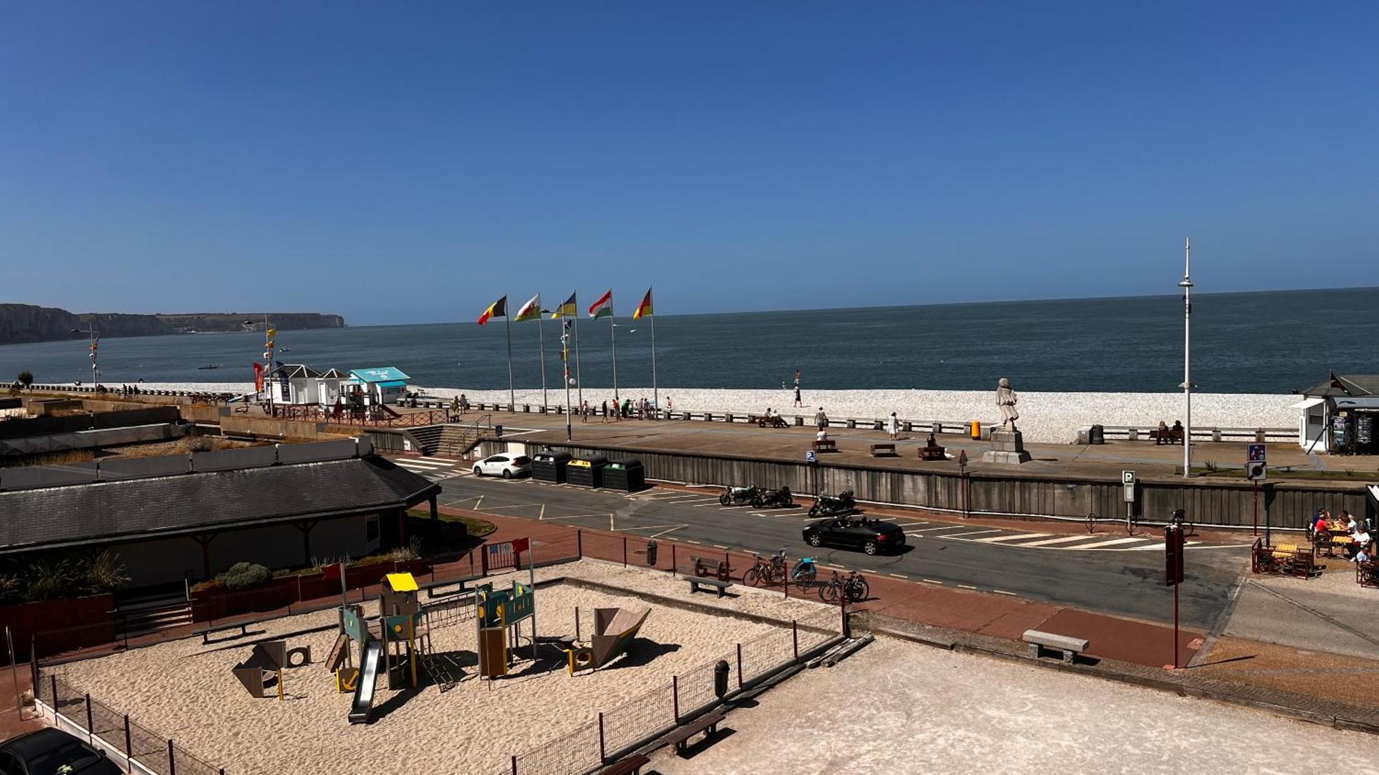 Le Maritime, Front De Mer Et Parking Sous-Terrain Fécamp Buitenkant foto