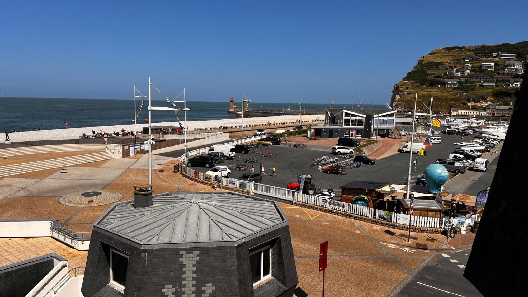Le Maritime, Front De Mer Et Parking Sous-Terrain Fécamp Buitenkant foto